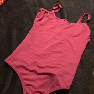 Pink body suit